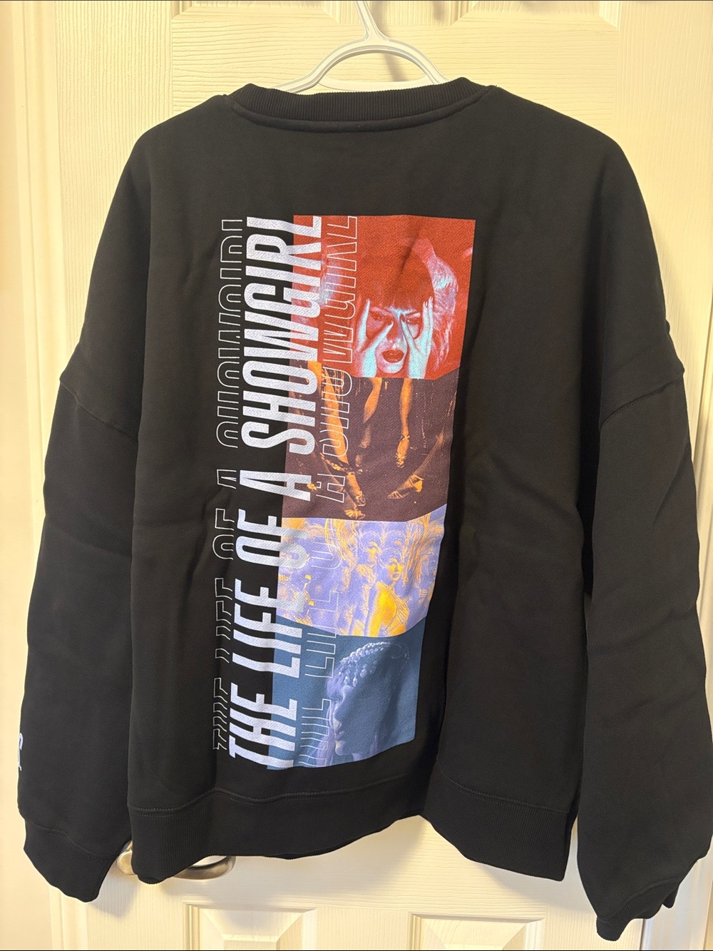 Taylor Swift The Life of a Showgirl Black Crewneck Sweatshirt - Picture 5 of 6